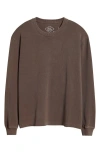 Alex Crane  Caza Rib Organic Cotton Sweatshirt In Brown