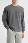Alex Crane  Caza Rib Organic Cotton Sweatshirt In Gray