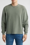 Alex Crane  Caza Rib Organic Cotton Sweatshirt In Jade
