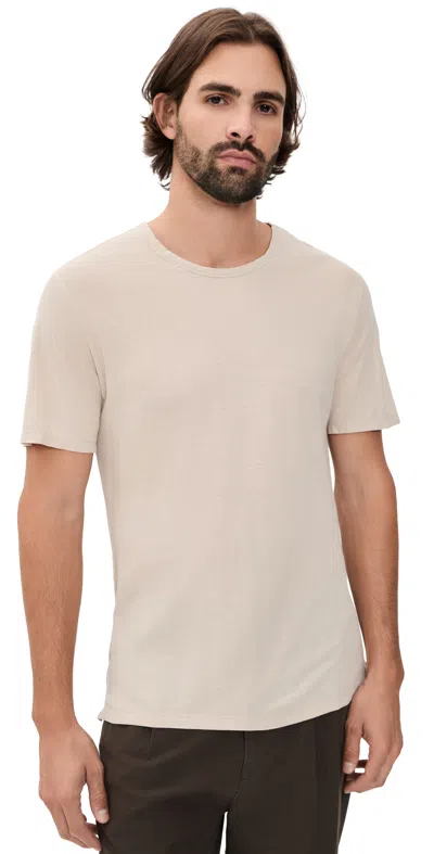 Alex Crane  Crepe Tee Cream In Multi