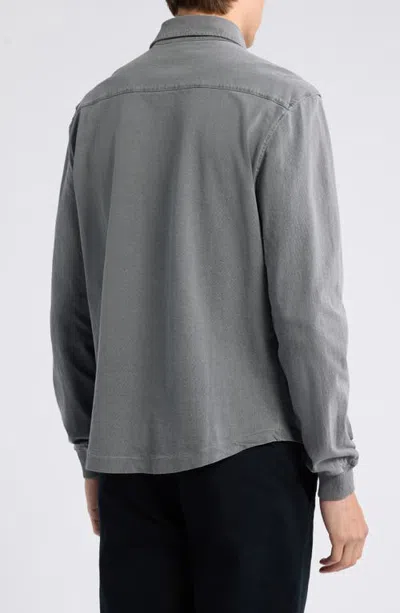 Alex Crane  Featherweight Organic Cotton Shirt In Gray