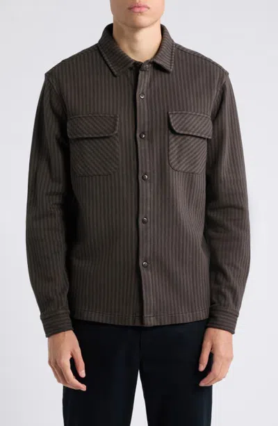 Alex Crane  Jac Sweater Shirt In Brown