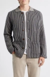 Alex Crane  Kite Merino Wool Cardigan In Gray