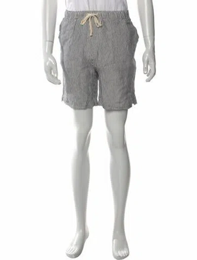 Pre-owned Alex Crane  Linen Shorts In Black