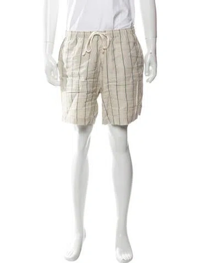 Pre-owned Alex Crane  Linen Shorts In Neutrals