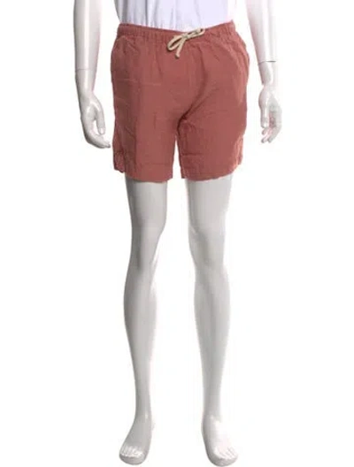 Pre-owned Alex Crane  Linen Shorts In Pink