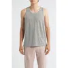 Alex Crane  Linen Tank In Gray