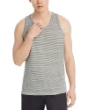 Alex Crane  Linen Tank Top In Lines