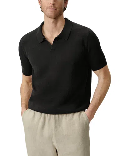 Alex Crane  Lolo Night Polo Shirt In Black