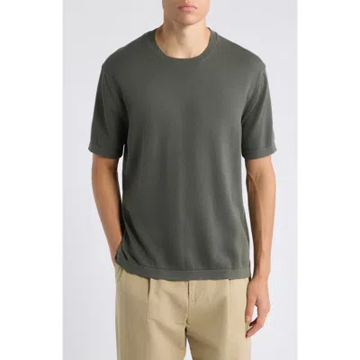Alex Crane  Lolo Organic Cotton Sweater Tee In Juniper