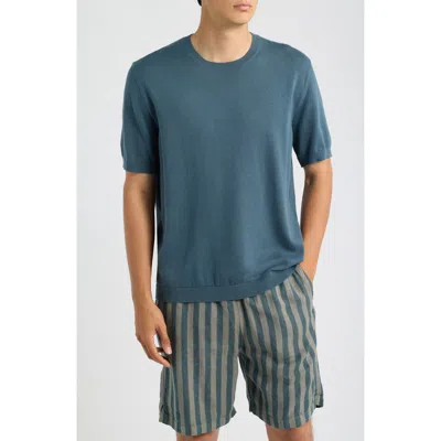Alex Crane  Lolo Organic Cotton Sweater Tee In Blue