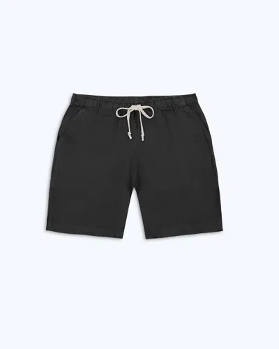 Alex Crane  Men's Bo Drawstring Shorts In Night In Black