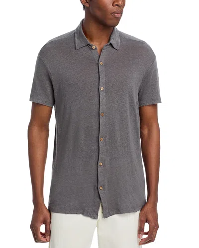Alex Crane  Ola Linen Shirt In Slate