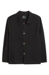 Alex Crane  Pac Organic Cotton Ripstop Shell Jacket In Black