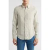 Alex Crane  Playa Linen Button-down Shirt In Gray