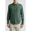 Alex Crane  Playa Linen Button-down Shirt In Green