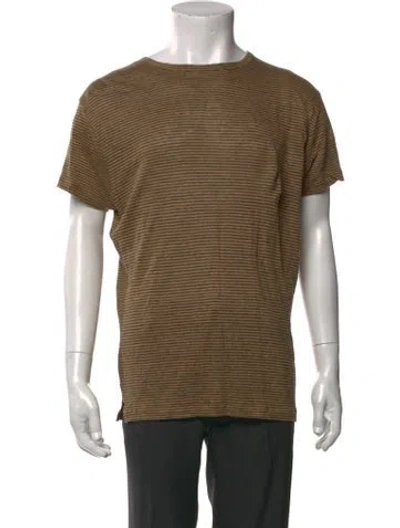 Pre-owned Alex Crane  Striped Short Sleeve Shirt In Multi