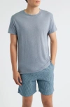 Alex Crane  Sun Linen T-shirt In Gray