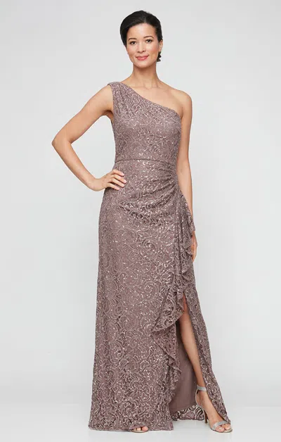 ALEX EVENINGS 81122625 LONG FORMAL SEQUIN EVENING DRESS