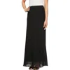 Alex Evenings Maxi Skirt, Regular & Petite Sizes In Black