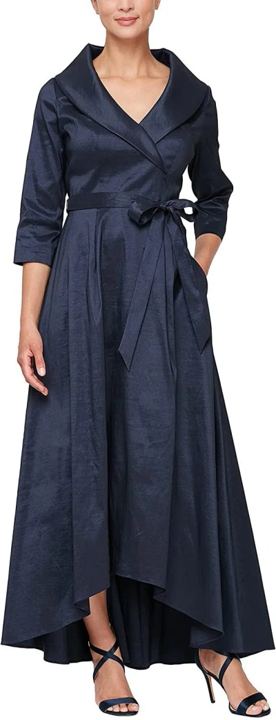Alex Evenings Ae8166633 Formal Long Dress In Blue