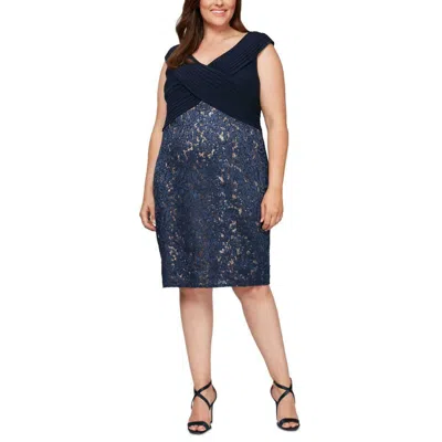 Alex Evenings Ae84122224 Formal Short Dress In Multi