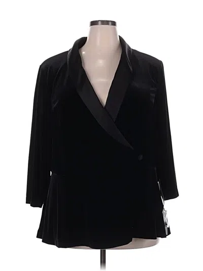 Pre-owned Alex Evenings Blazer Jacket In Black