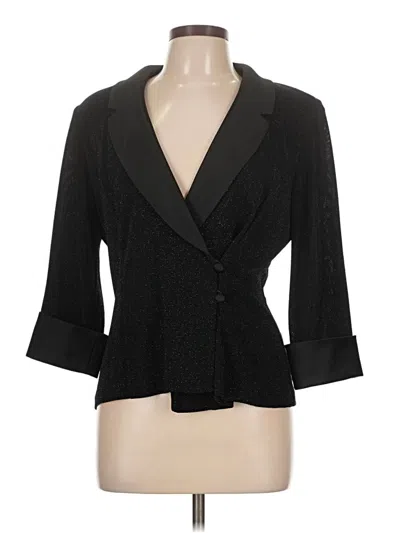Pre-owned Alex Evenings Blazer Jacket In Black