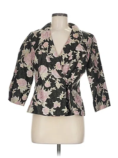 Pre-owned Alex Evenings Blazer Jacket In Black