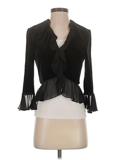 Pre-owned Alex Evenings Blazer Jacket In Black