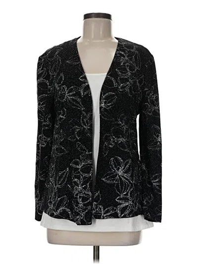 Pre-owned Alex Evenings Blazer Jacket In Black