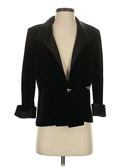 Pre-owned Alex Evenings Blazer Jacket In Black