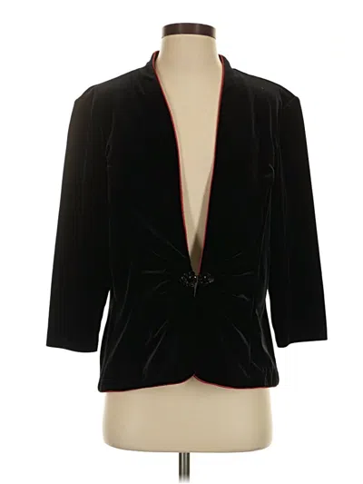 Pre-owned Alex Evenings Blazer Jacket In Black