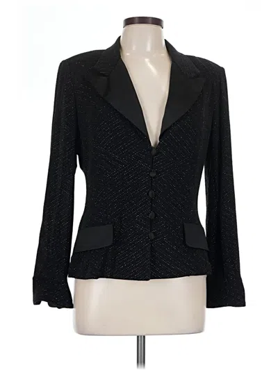 Pre-owned Alex Evenings Blazer Jacket In Black