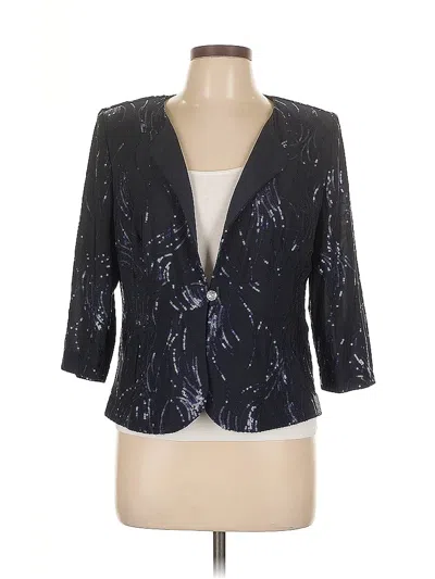 Pre-owned Alex Evenings Blazer Jacket In Blue