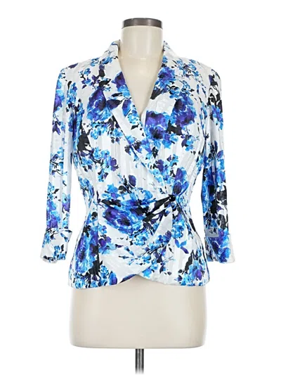 Pre-owned Alex Evenings Blazer Jacket In Blue