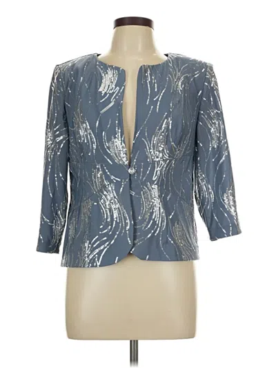 Pre-owned Alex Evenings Blazer Jacket In Blue