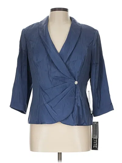 Pre-owned Alex Evenings Blazer Jacket In Blue