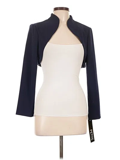Alex Evenings Blazer Jacket In Blue