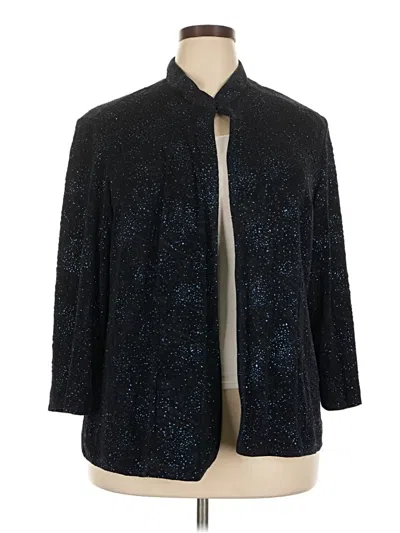 Pre-owned Alex Evenings Blazer Jacket In Blue