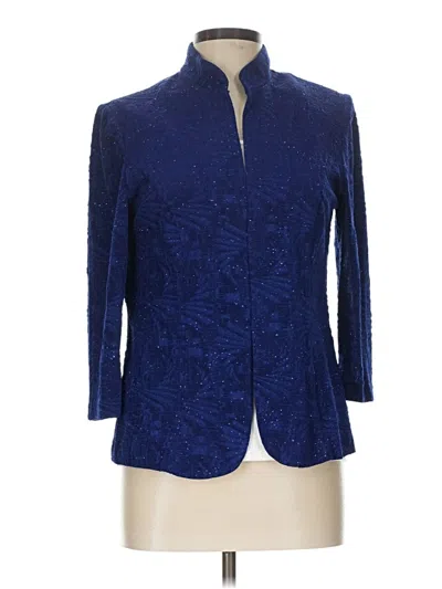 Pre-owned Alex Evenings Blazer Jacket In Blue