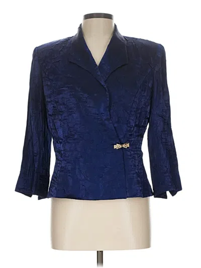 Pre-owned Alex Evenings Blazer Jacket In Blue