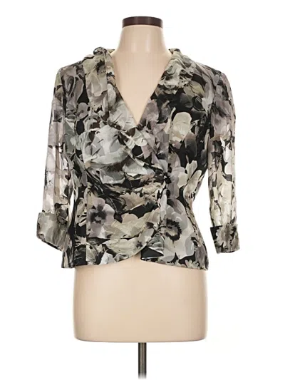 Pre-owned Alex Evenings Blazer Jacket In Gray