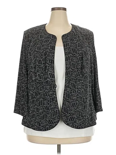 Pre-owned Alex Evenings Blazer Jacket In Gray