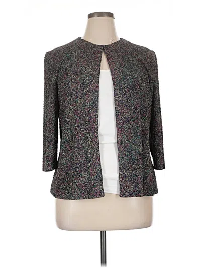 Pre-owned Alex Evenings Blazer Jacket In Gray