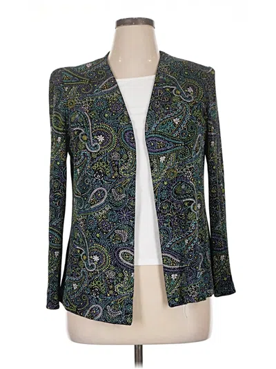 Pre-owned Alex Evenings Blazer Jacket In Green