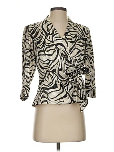 Pre-owned Alex Evenings Blazer Jacket In Ivory