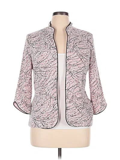 Pre-owned Alex Evenings Blazer Jacket In Pink