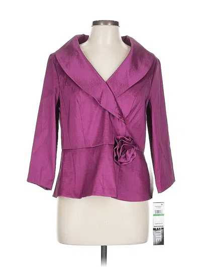 Pre-owned Alex Evenings Blazer Jacket In Purple