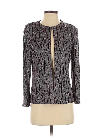Pre-owned Alex Evenings Blazer Jacket In Purple